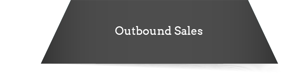 Pie pirámide Outbound Sales